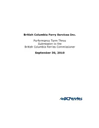 BC Ferries' Submission