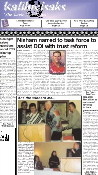 Ninham Named to Task Force to Assist DOI with Trust Reform
