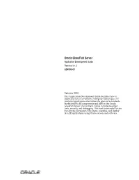 Oracle Glassfish Server Application Development Guide Release 3.1.2 E24930-01