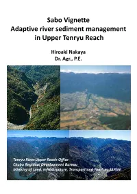 Sabo Vignette Adaptive River Sediment Management in Upper Tenryu Reach