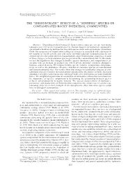 The Idiosyncratic Effect of a Sentinel Species On