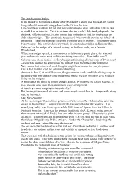The Smokescreen Budget in the House of Commons Library George Osborne’S Claim That His Is a One Nation Budget Should Ensure Its Being Placed in the Fiction Section