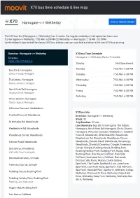 X70 Bus Time Schedule & Line Route