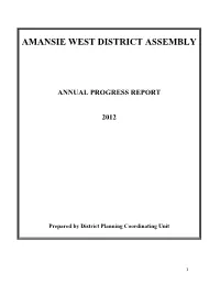 Amansie West District Assembly