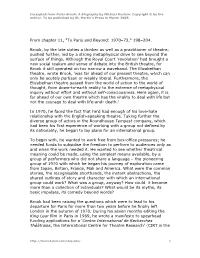 Brook, by the Late Sixties a Thinker As Well As a Practitioner of Theatre, Pushed Further, Led by a Strong Metaphysical Drive to See Beyond the Surface of Things