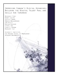 Building the Digital Talent Pool and Skills for Tomorrow