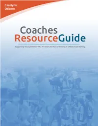 Coach Resource Guide