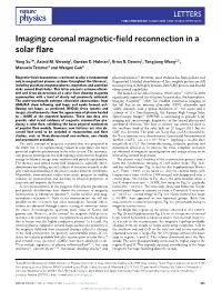 Imaging Coronal Magnetic-Field Reconnection in a Solar Flare