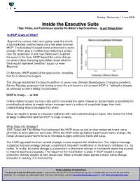 Inside the Executive Suite (Tips, Tricks, and Techniques Used by the Nation’S Top Executives… to Get Things Done.)