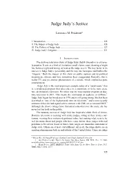 Judge Judy's Justice