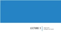LECTURE 5 Single-Cycle Datapath and Control
