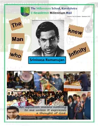 Srinivasa Ramanujan