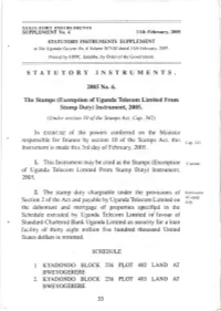 STATUTORY INST RUMEN'ts