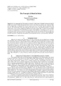 The Concept of Jihad in Islam