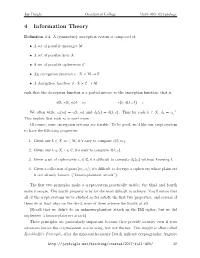 4 Information Theory