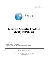 Neuron Specific Enolase (NSE) ELISA Kit