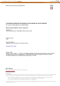 Translating Sustainable Development to the Domain of a Local Authority