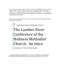 An Introduction to the Lumber River Conference