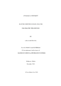 Athabasca University Feature-Oriented Domain Analysis