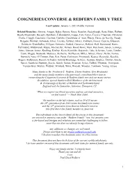 Coigneries/Converse & Redfern Family Tree