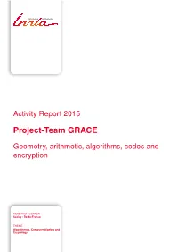 Project-Team GRACE