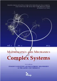 Ptolemy's Longitudes and Eratosthenes' Measurement of The