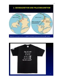 2. Geomagnetism and Paleomagnetism