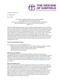 Coronavirus Ad Clerum 5Th October 2020