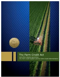 Farm Credit Act and Other Statutes (PDF)