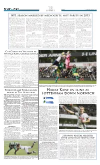 Harry Kane in Tune As Tottenham Down Norwich