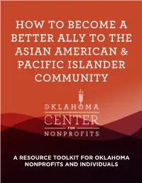 How to Become a Better Ally to the Asian American & Pacific Islander Community