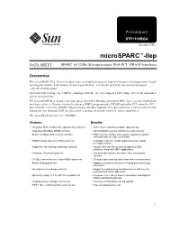 Microsparc™-Iiep