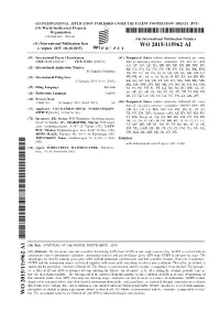 WO 2015/115962 Al 6 August 2015 (06.08.2015) P O P C T