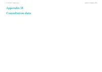 Appendix M Consultation Data an Open Spaces Strategy for Barnet Appendixes to Strategy Document 189