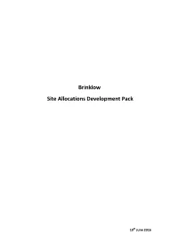 Brinklow Site Allocations Development Pack