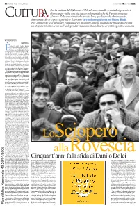 Cinquant'anni Fa La Sfida Di Danilo Dolci