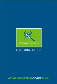 Ordering Guide Why This Guide Is Important to You and Your Patients