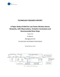 Technology Evaluation Report