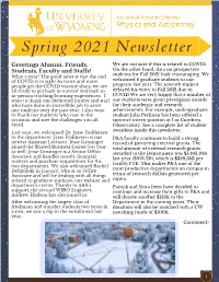 UW Physics & Astronomy Newsletter Spring 2021