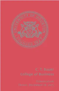 C. T. Bauer College of Business