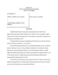 Case Number 2015100931 Modified Document For