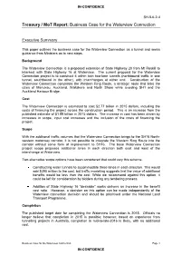 Template for Treasury Report