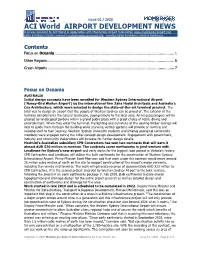 ACI World Airport Development News: Issue 01 – 2020