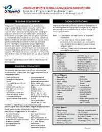 Insurance Program and Enrollment Form This Brochure Is Valid for Effective Dates from 3/1/16 Through 2/28/17 Receive