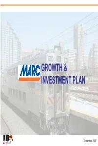 MARC Growth and Investment Plan