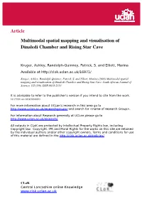 Multimodal Spatial Mapping and Visualisation of Dinaledi Chamber and Rising Star Cave