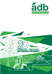 2020 Annual Report & Financial Statements VISION, MISSION & CORE VALUES