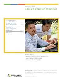 Casual Games on Windows