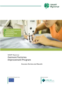 SMART Myanmar Garment Factories Improvement Program