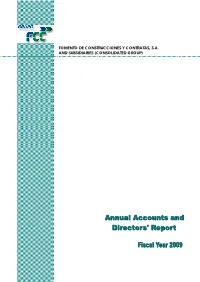 Fomento De Construcciones Y Contratas, S.A. and Subsidiaries (Consolidated Group)